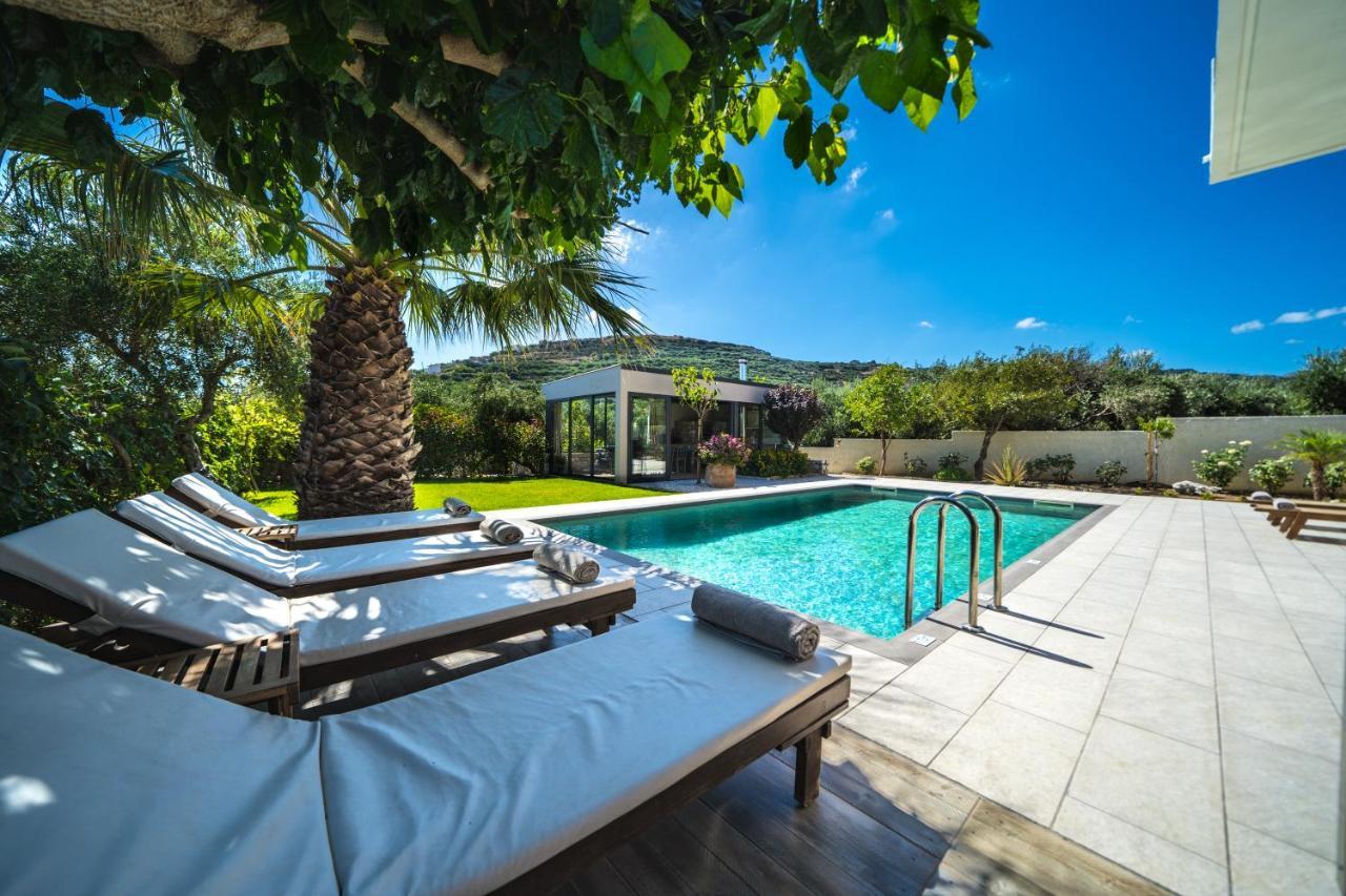 Petronila Luxury Villa With Heated Private Pool Kíssamos Zewnętrze zdjęcie