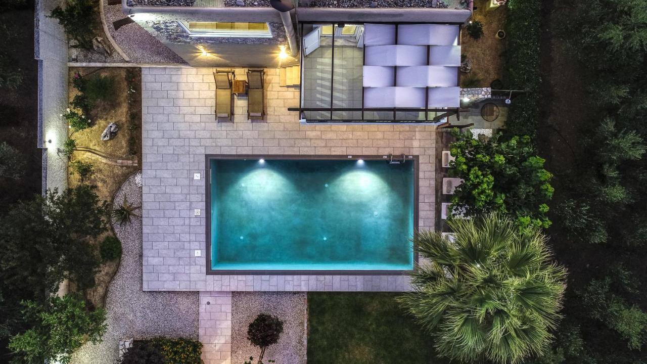 Petronila Luxury Villa With Heated Private Pool Kíssamos Zewnętrze zdjęcie