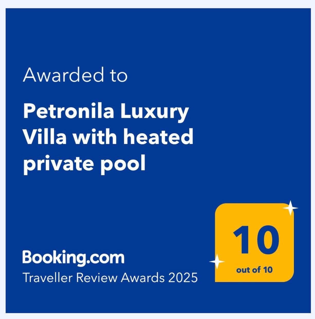 Petronila Luxury Villa With Heated Private Pool Kíssamos Zewnętrze zdjęcie